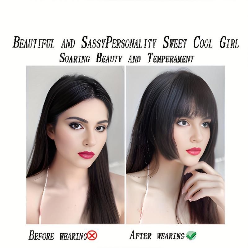 Princess Cut Hair Clip In Bangs