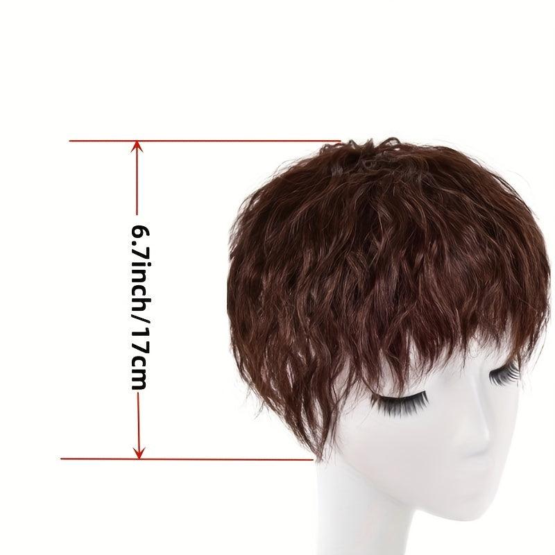 Curly Wavy Hair Toppers Clip In Hair Pieces for Women Natural Look