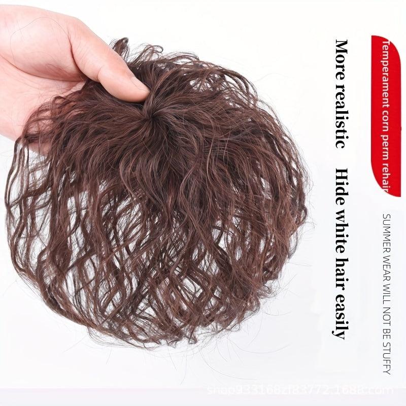 Curly Wavy Hair Toppers Clip In Hair Pieces for Women Natural Look