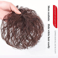 Curly Wavy Hair Toppers Clip In Hair Pieces for Women Natural Look