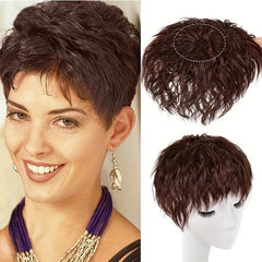 Curly Wavy Hair Toppers Clip In Hair Pieces for Women Natural Look