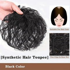 Curly Wavy Hair Toppers Clip In Hair Pieces for Women Natural Look