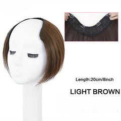 Straight Hair Extensions Fluffy Hair Pads for Daily Use
