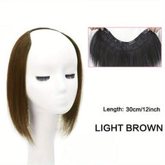 Straight Hair Extensions Fluffy Hair Pads for Daily Use