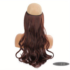 Long Curly Hair Closure High Temp Fiber Fishline Hair Piece