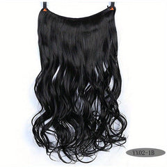 Long Curly Hair Closure High Temp Fiber Fishline Hair Piece