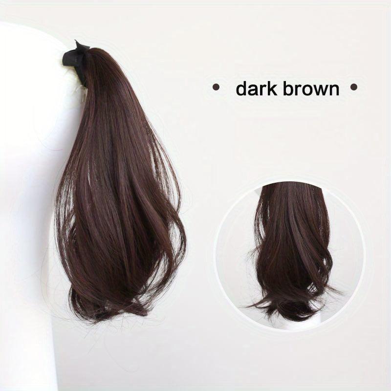 Long Straight Synthetic Ponytail Hair Extension Drawstring Hairpiece for Women