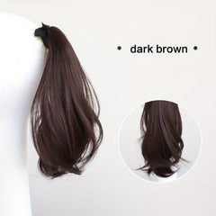 Long Straight Synthetic Ponytail Hair Extension Drawstring Hairpiece for Women
