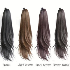 Long Straight Synthetic Ponytail Hair Extension Drawstring Hairpiece for Women