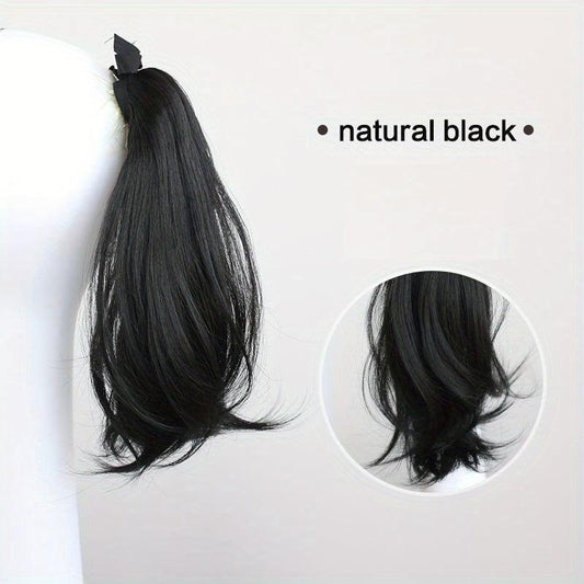 Long Straight Synthetic Ponytail Hair Extension Drawstring Hairpiece for Women