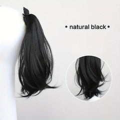 Long Straight Synthetic Ponytail Hair Extension Drawstring Hairpiece for Women