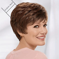 Short Layered Wig With Volume & Textured Layers Tonal Short Wig
