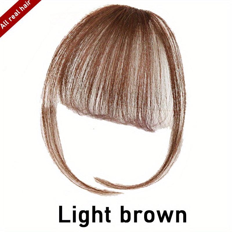 Summer Bangs Wig Light Natural Hair Forehead Trimming Rehaired Bangs Wig