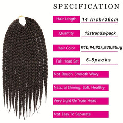 35 56 Cm Short Box Braids Crochet Hair Extensions Synthetic Bob Braids