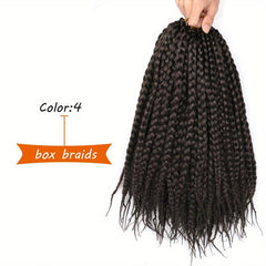 35 56 Cm Short Box Braids Crochet Hair Extensions Synthetic Bob Braids