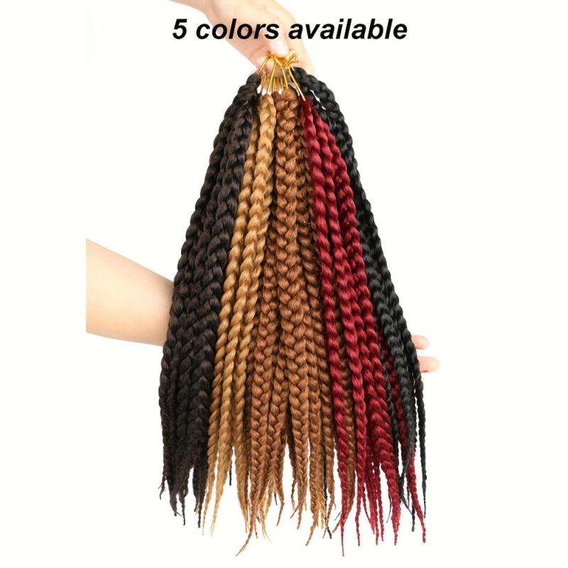 35 56 Cm Short Box Braids Crochet Hair Extensions Synthetic Bob Braids