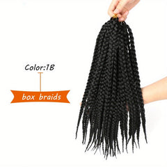 35 56 Cm Short Box Braids Crochet Hair Extensions Synthetic Bob Braids
