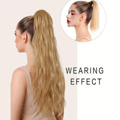 20in Water Wave Synthetic Ponytail Extension