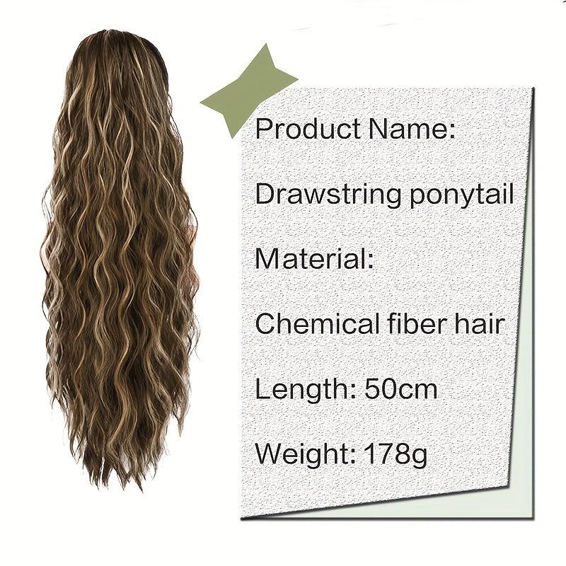 20in Water Wave Synthetic Ponytail Extension