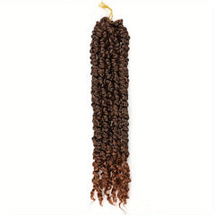 Passion Twist Hair Extensions Ombre Fluffy Pre Looped Crochet Braids 45-72 cm