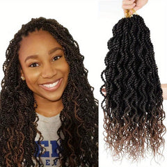 6packs 45 Wavy Senegalese Twisted Crochet Hair 18inch