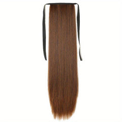 Straight Ponytail Extensions 45-72-66 cm Clip In Wrap Around Long Hair