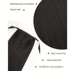 Straight Ponytail Extensions 45-72-66 cm Clip In Wrap Around Long Hair