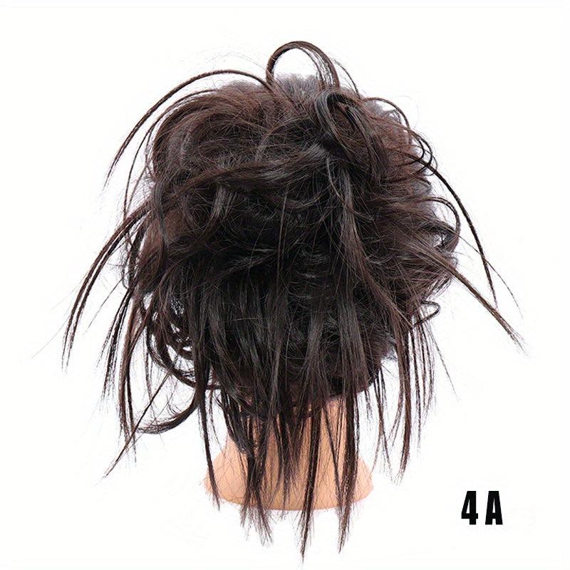 25cm Messy Hair Bun Extension Ponytail with Elastic Band