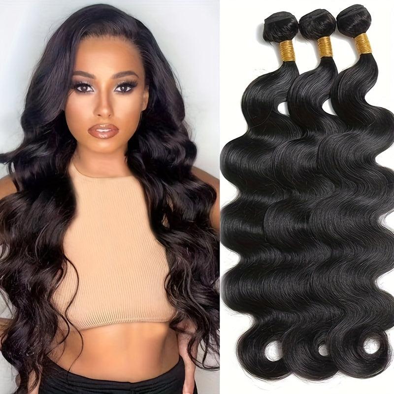 Body Wave Human Hair Bundles 20-32 inch Weave Extensions for Women