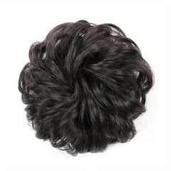 Curly Wavy Hair Scrunchies for Women Messy Bun Hairpiece