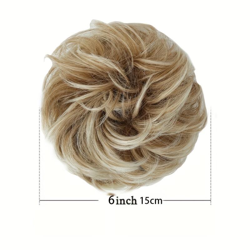 Curly Wavy Hair Scrunchies for Women Messy Bun Hairpiece