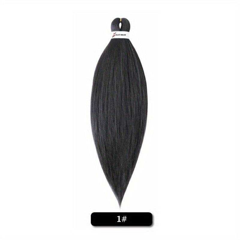 Pre Stretched Braiding Hair Synthetic Crochet Extensions 66cm