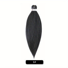 Pre Stretched Braiding Hair Synthetic Crochet Extensions 66cm