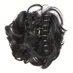 Messy Hair Bun Claw Clip Hair Scrunchies Chignon Updo Hairpiece