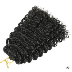 Synthetic Curly Crochet Hair Beach Curly Deep Water Wave Hair Extension