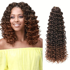 Synthetic Curly Crochet Hair Beach Curly Deep Water Wave Hair Extension