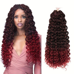 Synthetic Curly Crochet Hair Beach Curly Deep Water Wave Hair Extension