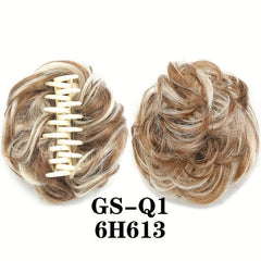 Messy Donut Hair Buns Updo Chignon Synthetic Clip In Hair Extensions