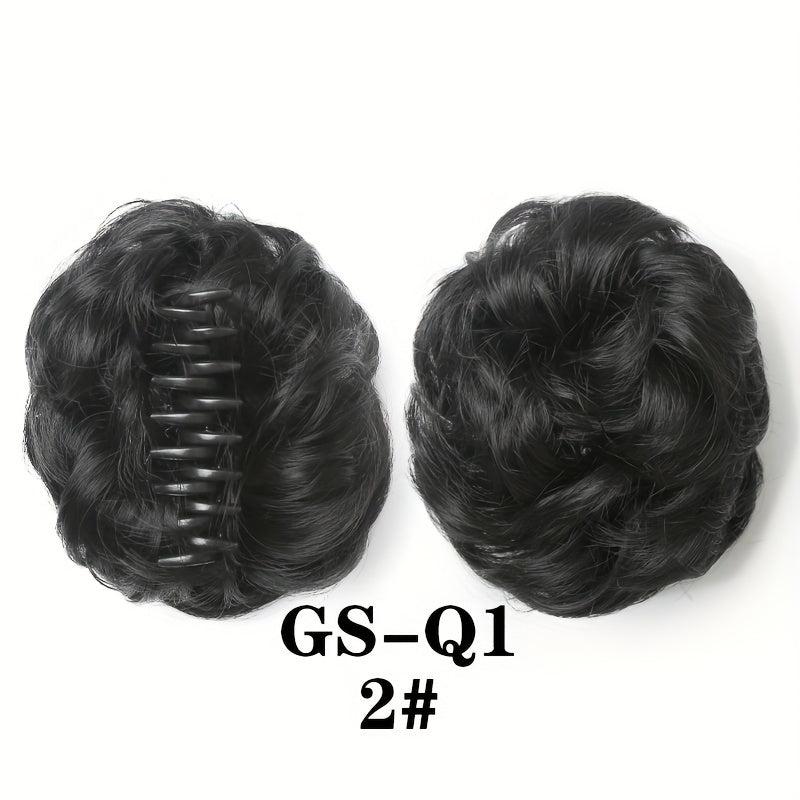 Messy Donut Hair Buns Updo Chignon Synthetic Clip In Hair Extensions
