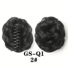 Messy Donut Hair Buns Updo Chignon Synthetic Clip In Hair Extensions