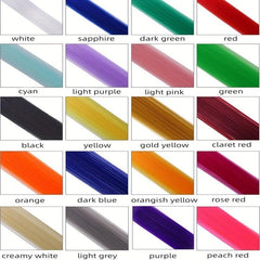 Colorful Straight Synthetic Hair Extensions for Halloween Parties