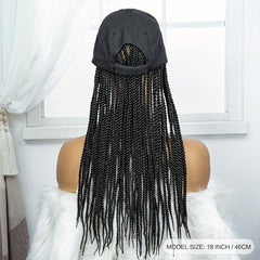 Adjustable Braids Hat Wig With Hair Attached Baseball Cap