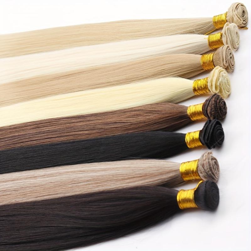 Long Straight Synthetic Hair Bundles 91cm High Temperature Fiber Extensions