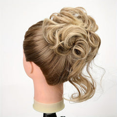 Messy Donut Hair Buns Updo Chignon Clip-In Extensions