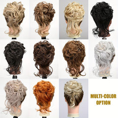 Messy Donut Hair Buns Updo Chignon Clip-In Extensions