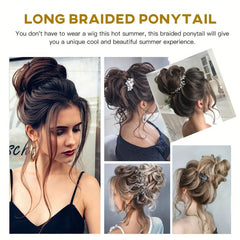 Messy Donut Hair Buns Updo Chignon Clip-In Extensions