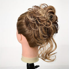 Messy Donut Hair Buns Updo Chignon Clip-In Extensions