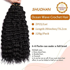Soft Ocean Wave Braiding Crochet Hair Extensions - 76 2 Cm Long