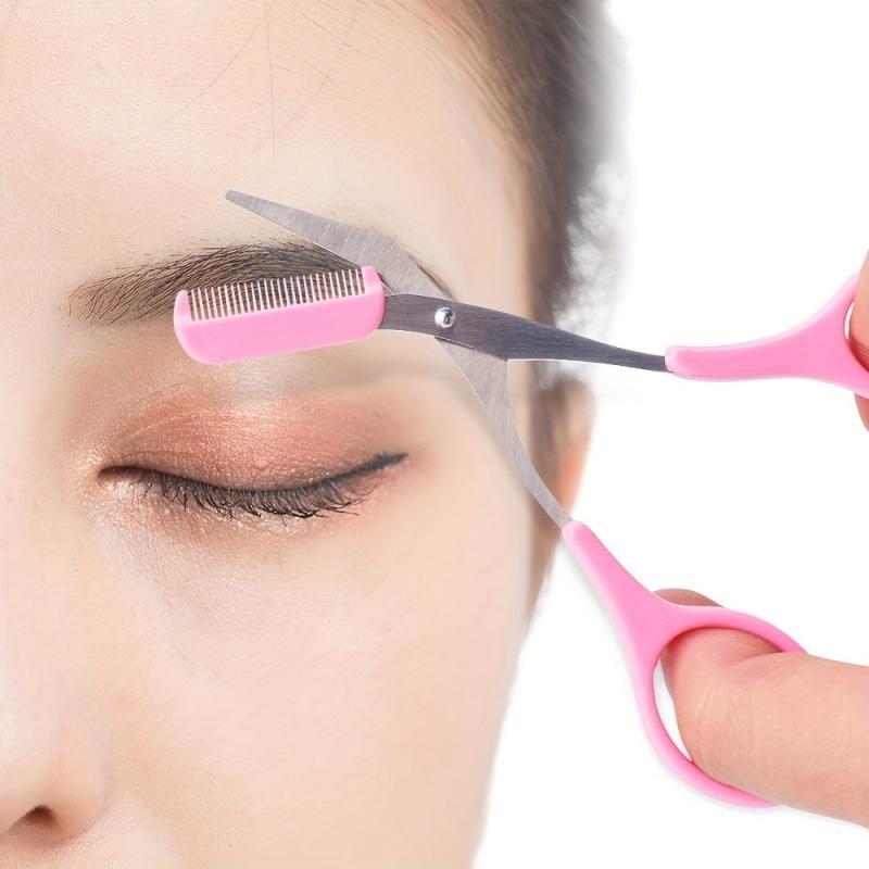 8 in 1 Eyebrow Styling Template & Scissors Kit