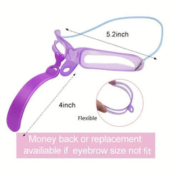 8 in 1 Eyebrow Styling Template & Scissors Kit